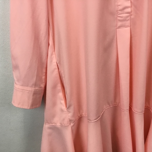 Tuckernuck Callahan Mini Shirt Dress Pink Preppy Feminine Coquette Girl Size M - Picture 6 of 10